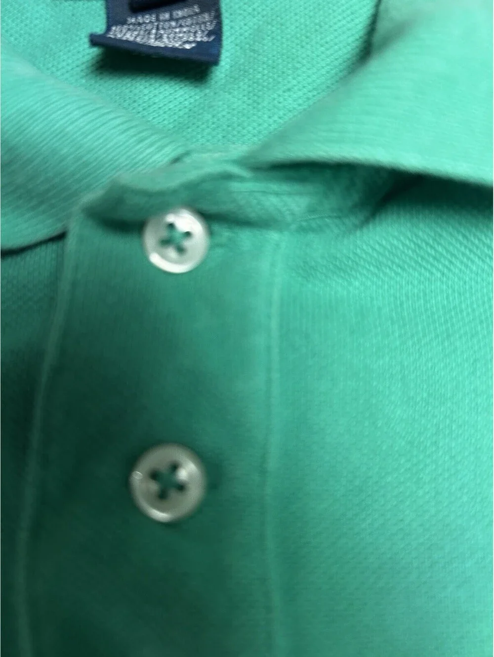 Ralph Lauren Vintage Silver/Blue Label Light Green Polo Purple Horse Boys Size 6